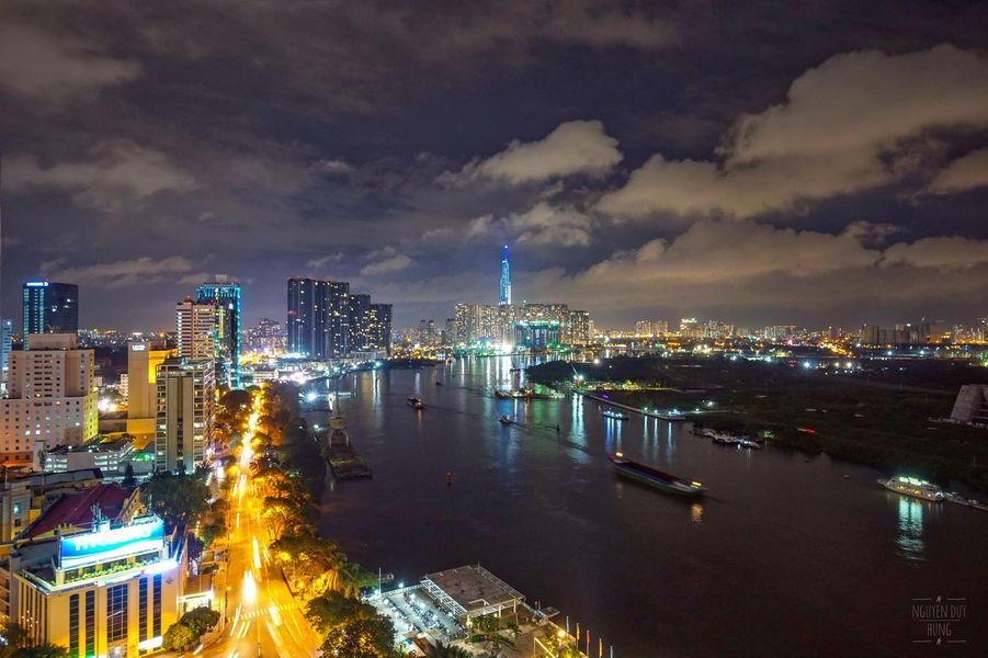 Saigon River At Night On Vietnam Family Tour