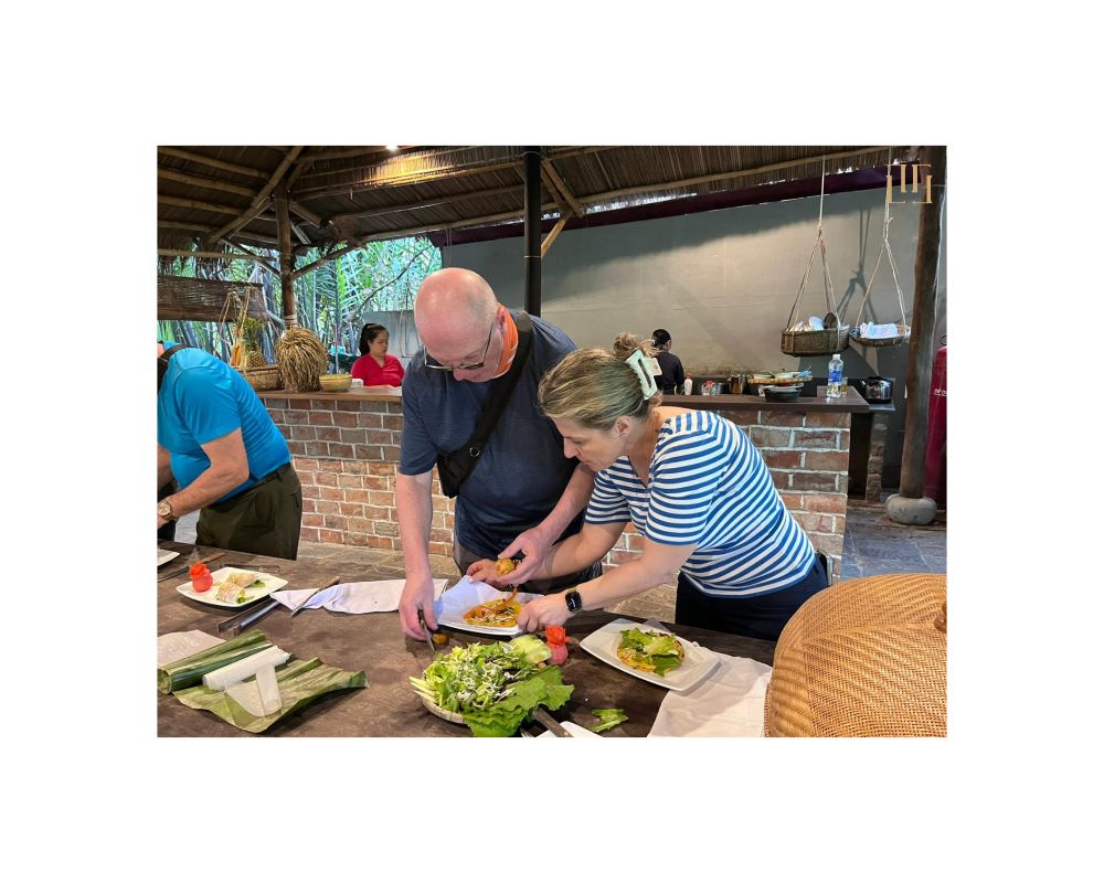 Focus On A Cooking Competition On Vietnam-Cambodia Adventure