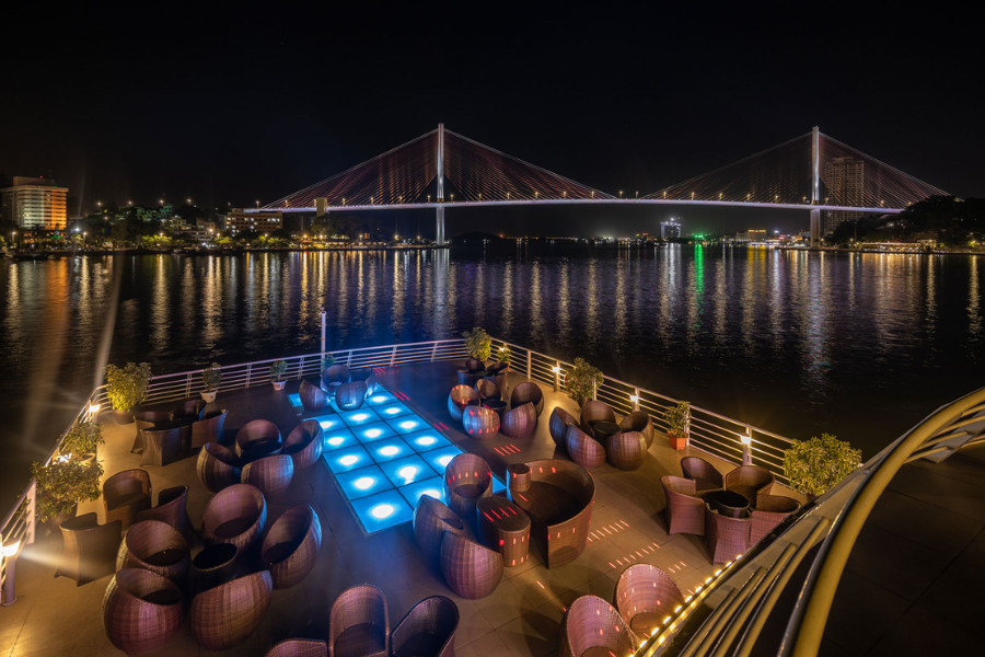 Exclusive rooftop and sundeck lounges offer peaceful moon-gazing spots for the vietnam mid autumn festival 2026
